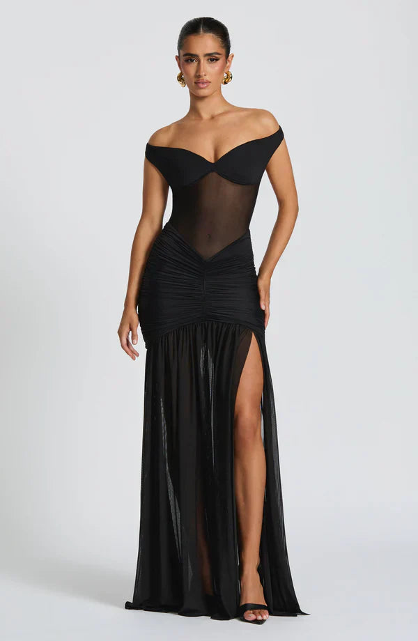 LEILANI MAXI DRESS – BLACK