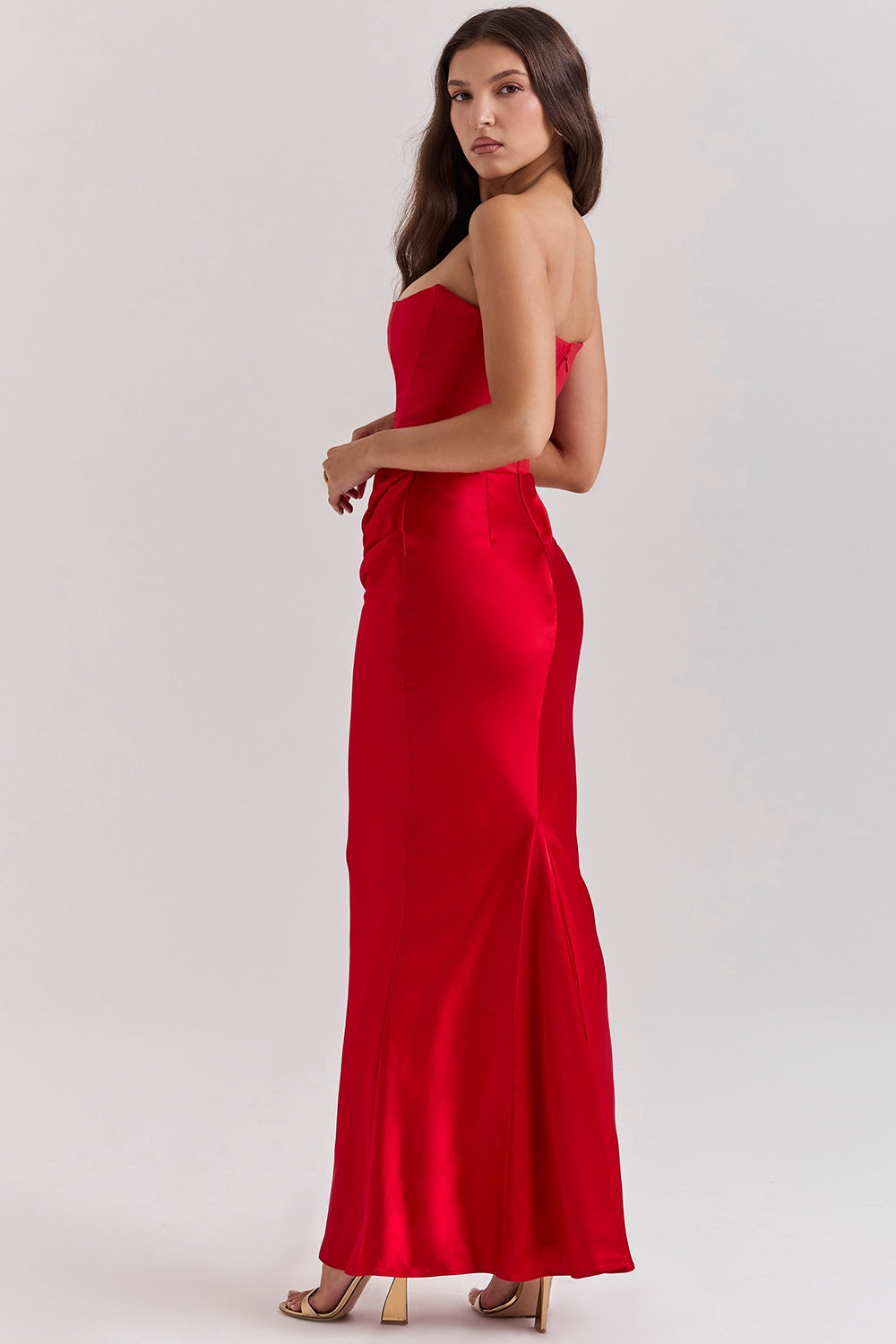 LAVINA MAXI DRESS - RUBY