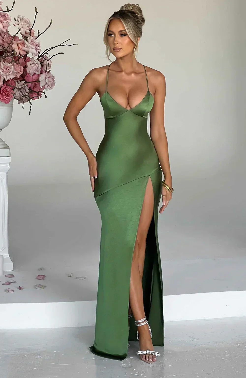 LANA MAXI DRESS – Emerald