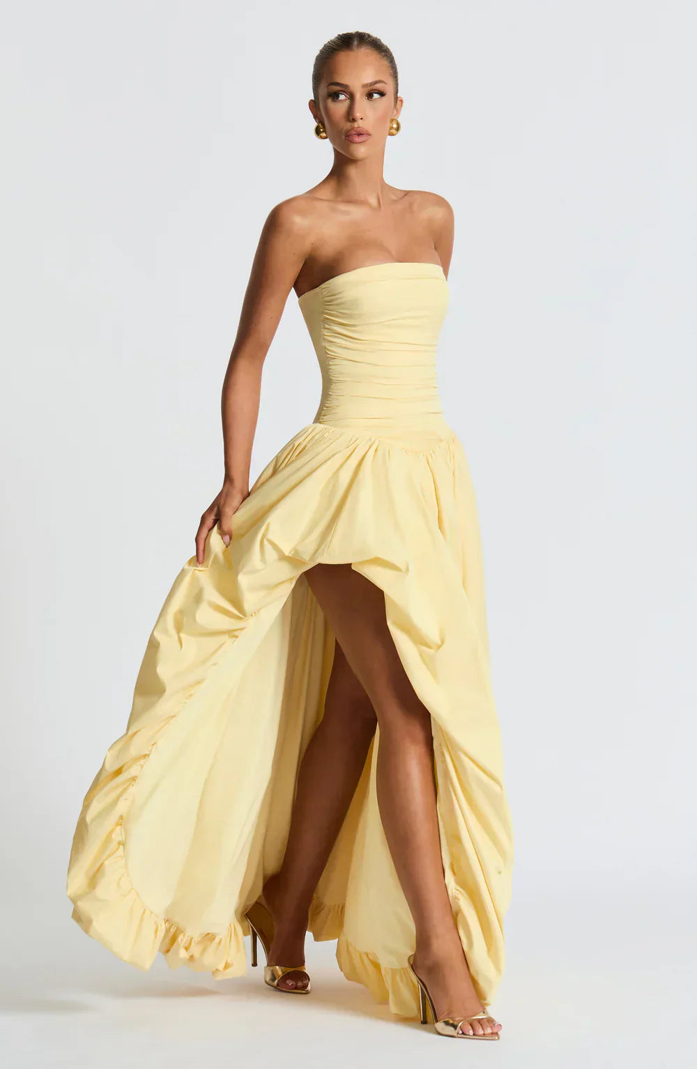 LORENA MAXI DRESS – LEMON