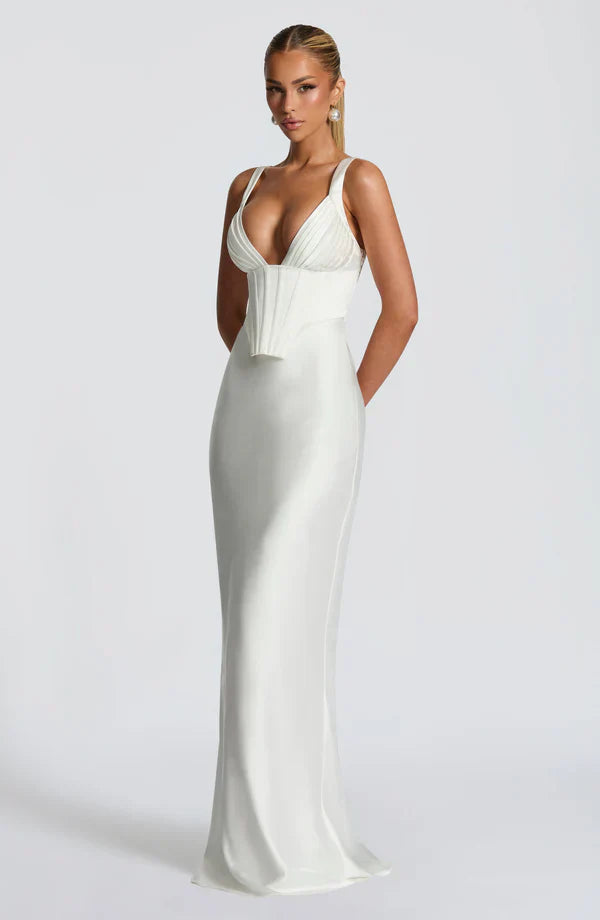 ARIA CORSET MAXI — IVORY