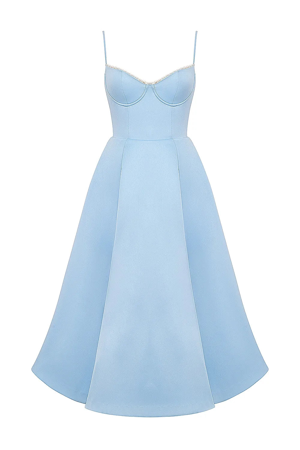 ISOLDE MIDI DRESS - BLUE