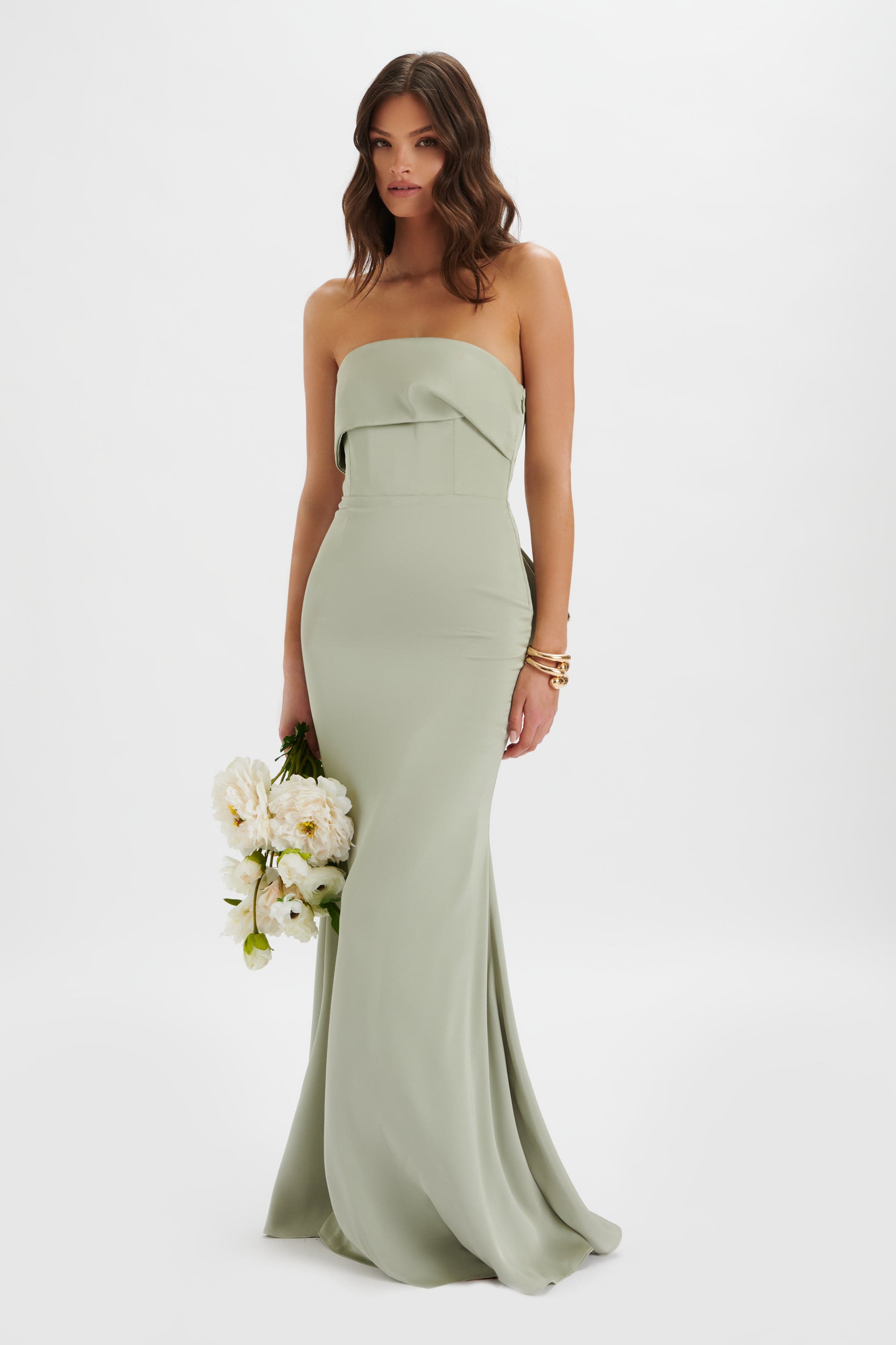 MAEVE MIDI DRESS - GREEN