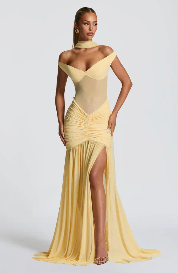 LEILANI MAXI DRESS – LEMON