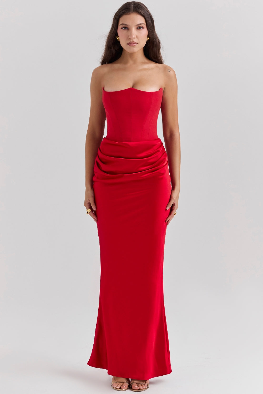 LAVINA MAXI DRESS - RUBY