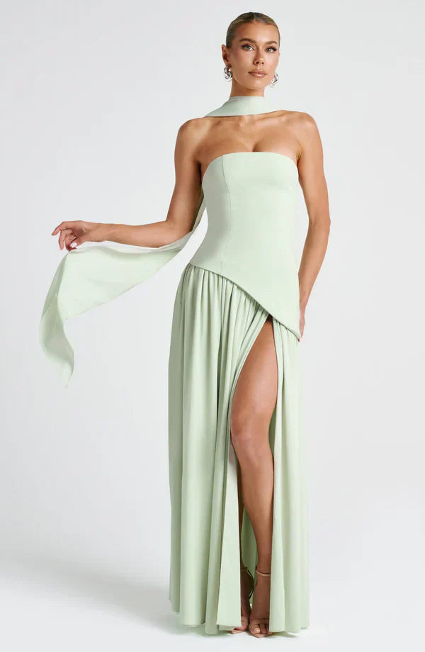 VALENCIA MAXI DRESS — MINT