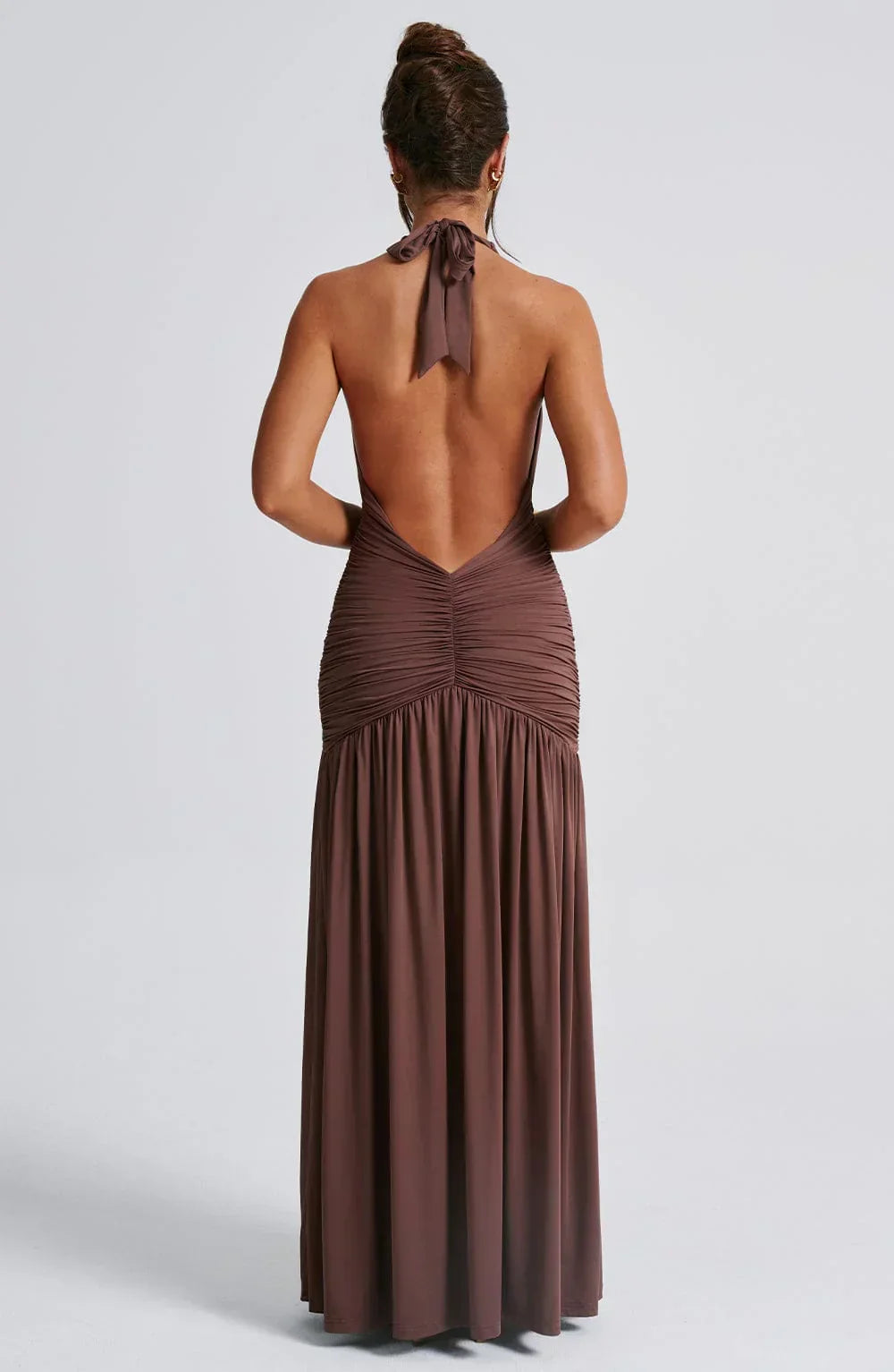 Lina Maxi Dress – Chocolate
