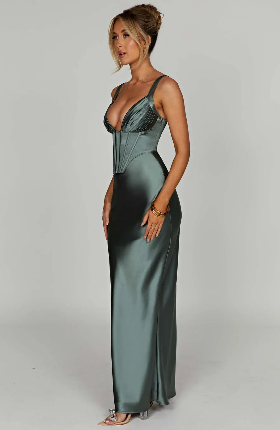 ARIA CORSET MAXI — MINT